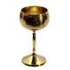 Brass Chalice Goblet Shot Glasses Wine Coupes Glasses 11.43 Cm