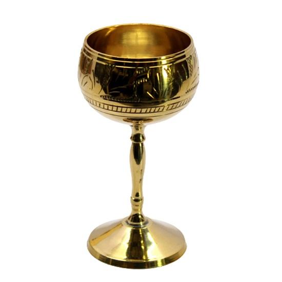 Messing Kelch Kelch Schnapsgläser Wein Coupes Gläser 11,43 cm