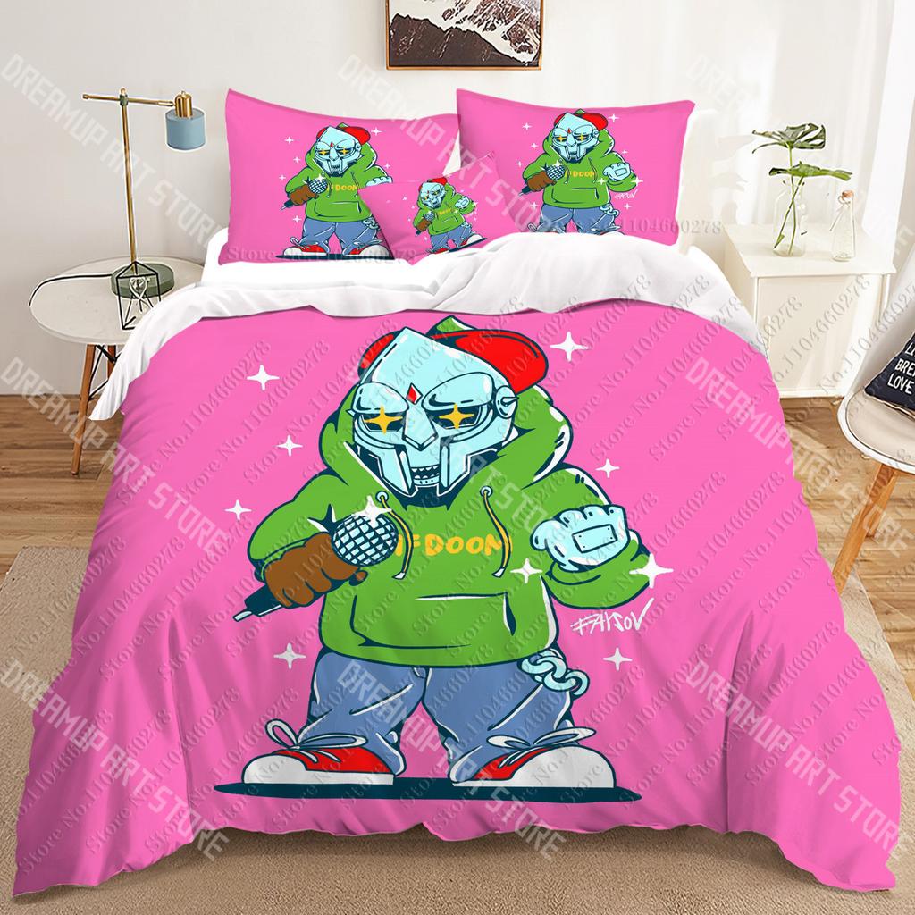 MF DOOM 3D Bedding Sets Print Duvet Cover Adults/ Children Bed Comforter Birthday Gift Dropshipping