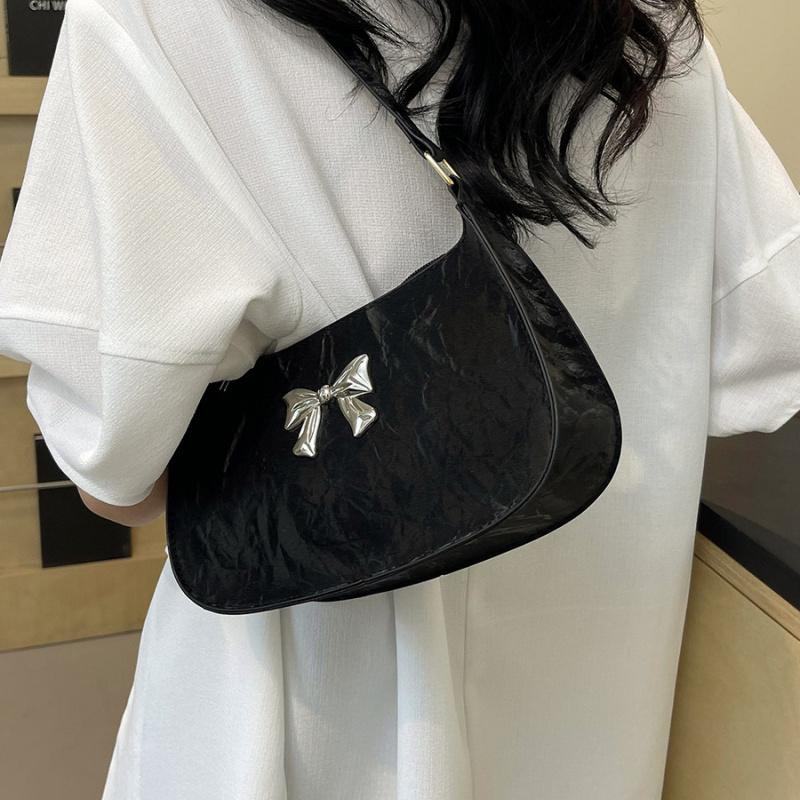 Sweet Fresh Small Bow Handbag for Women Trendy Underarm Shoulder Bag, Suitable for Daily Use, Outings, Dates, Parties, Gifts.
