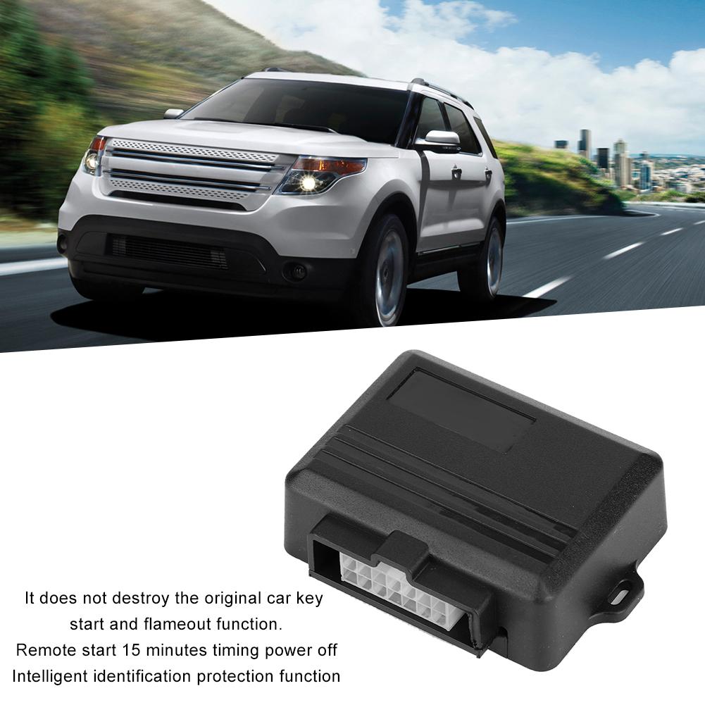 Car Keyless Entry Remote Start Alarm Security System Preheating Cooling Module
