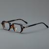 Vintage Personalized Fashion Thick Plate Square High-Quality Eyeglass Frame Optical Prescription Anti Blue Light Glasses