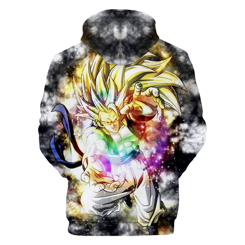 10 Colors Men Women Anime Hoodies New Streetwear Casual DRAGON BALL Z Cartoon Printed Hooded Pullover Sweatshirts