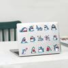 50ks/sada Cartoon DIY Phone Sticker Samolepící vodotěsný PVC obal na žraloka Pohár na zavazadla Skateboard Laptop Scrapbook Graffiti obtisk