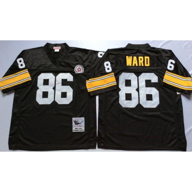 Pittsburgh Steelers NFL Retro Jersey Mens Football Uniform Vintage Style 59 43 89 MN Hall Of Fame Fan Apparel
