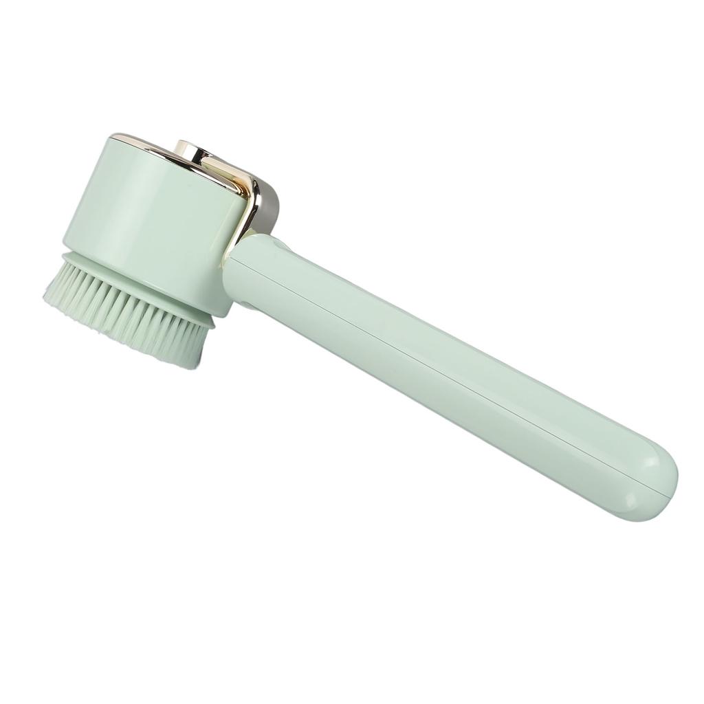 Electric Body Scrubber Brush with 5 Brush Heads Waterproof   Cleansing   Handle Shower Brush