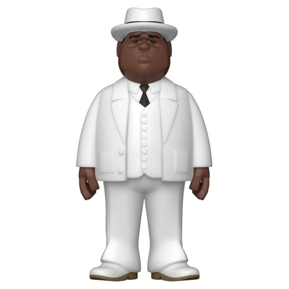 ידוע לשמצה BIG Biggie White Suit ויניל זהב