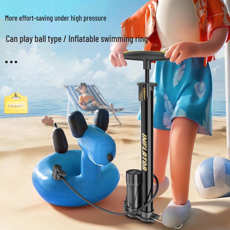 Portable High-Pressure Bicycle Air Pump
