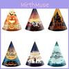 Halloween Event Paper Triangular Hats Set Photo Props And Party Decor Costume