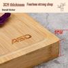 ASD Large 3cm Thick Double-Sided Bamboo Chopping Board