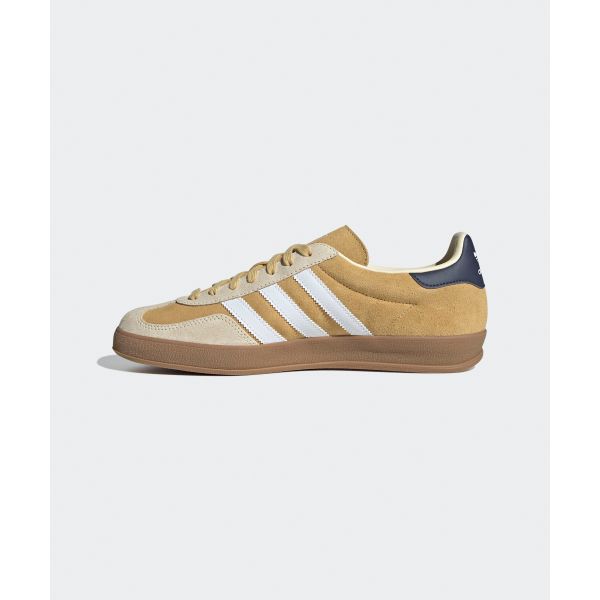 adidas Gazelle Indoor Oat Unisex Sneakers Tan Cloud-White Shadow-Navy JI3523