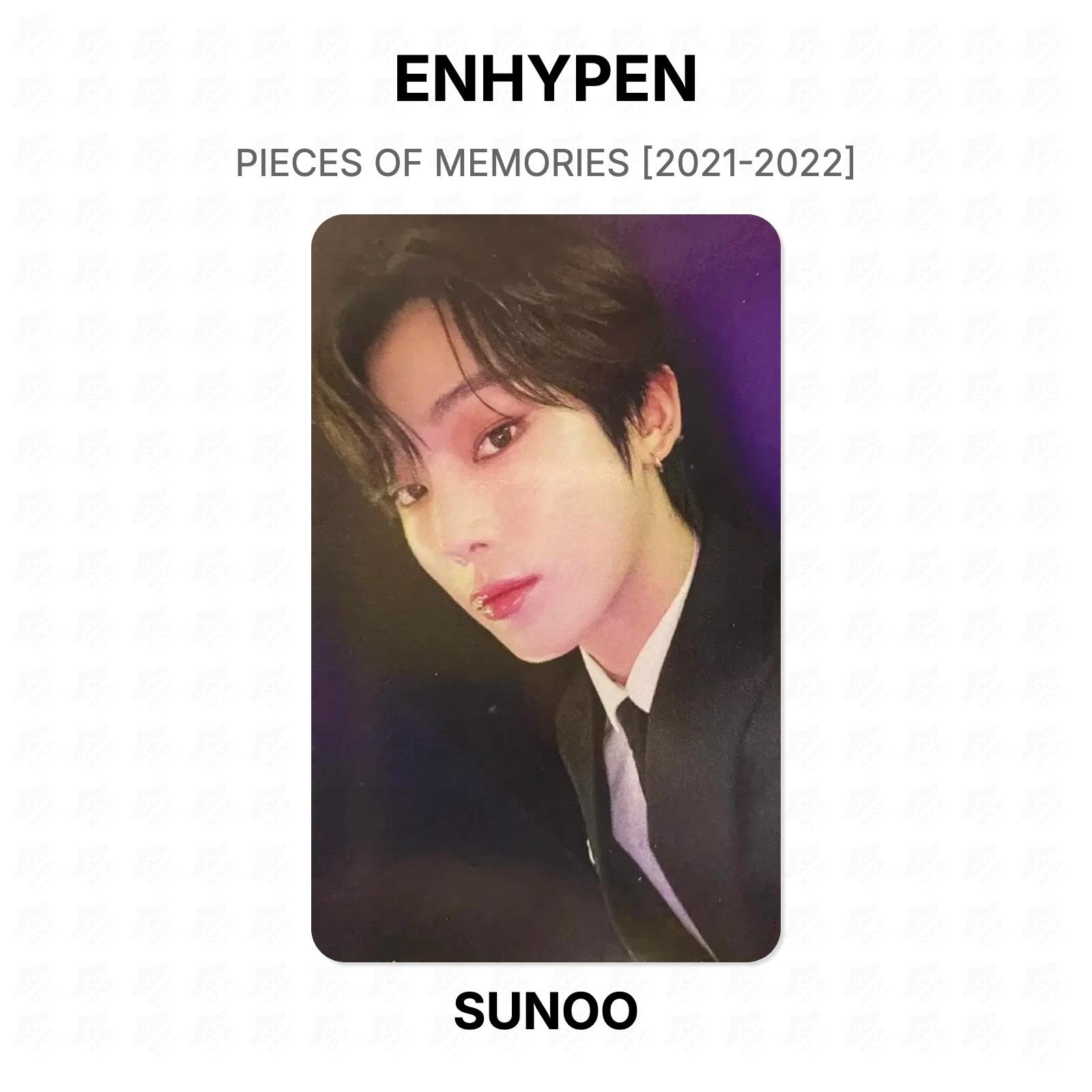 ENHYPEN PIECES OF MEMORIES [2021-2022] Official Photocard SUNOO