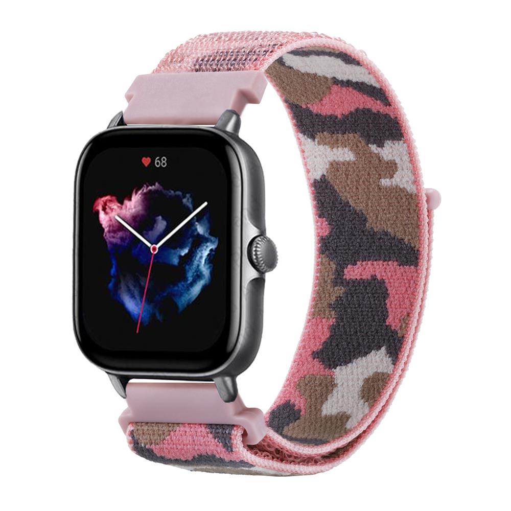Strap For Amazfit GTS/2/2e/3/GTS2 Mini/GTR 42mm/47mm/GTR2/3/Pro strato 20/22mm nylon Camouflage Bracelet Amazfit bip strap