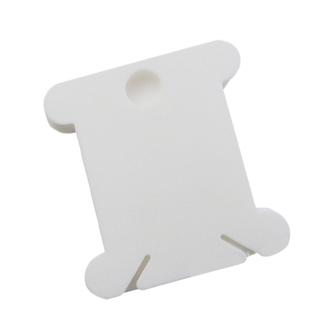 50 Pieces Thread Winding Board Embroidery Crosstitch Plate Spool Organizer Sewing Knitting Quilting Wire String Winder