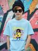 Bouncy SpongeBob Short Sleeve T Shirt Children Summer Cute Crewneck Casual Boys Girls 3-14