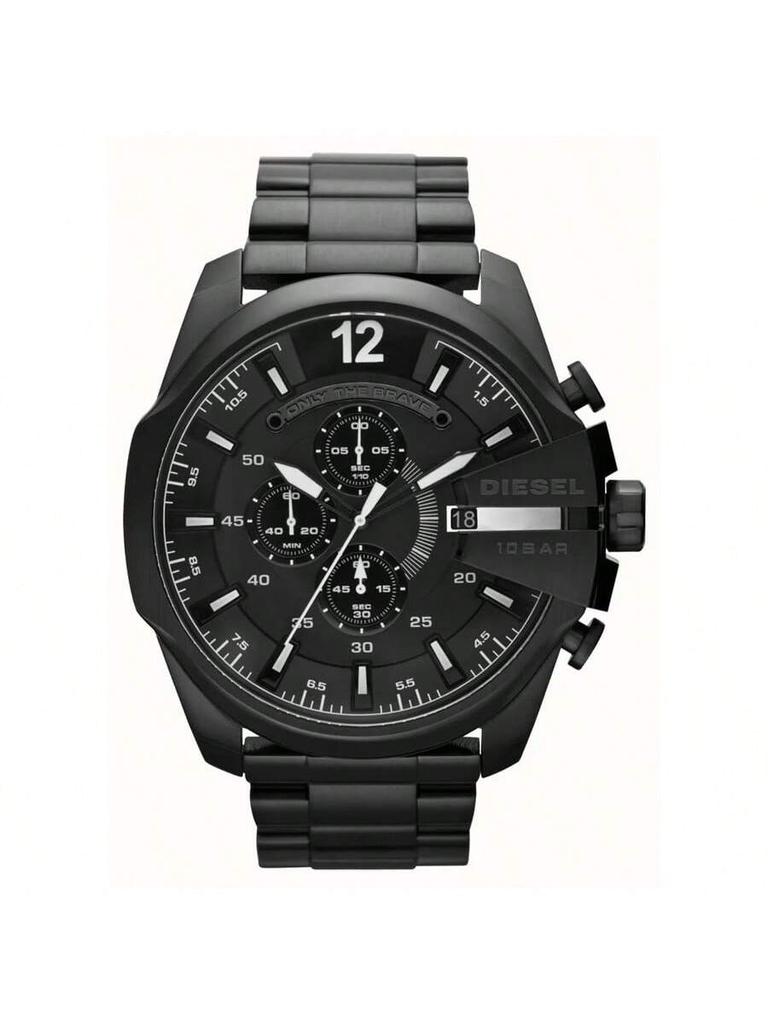 Diesel Men's Quartz Chronograph Watch, 51mm Dial, Stainless Steel Bracelet, Suitable for Formal Occasions DZ4283
