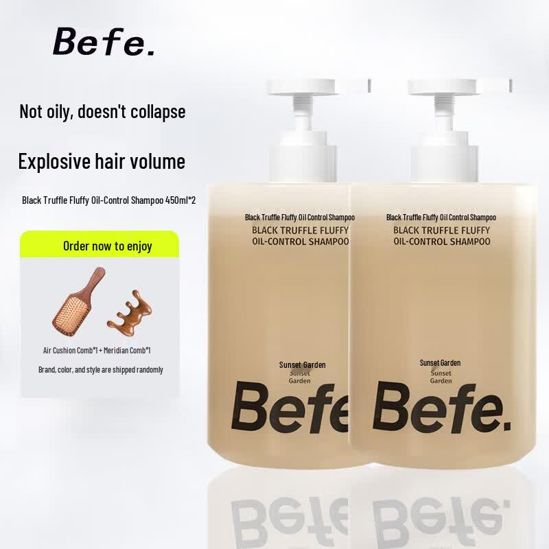 BeFe Black Truffle Volumizing Oil Control Shampoo Set