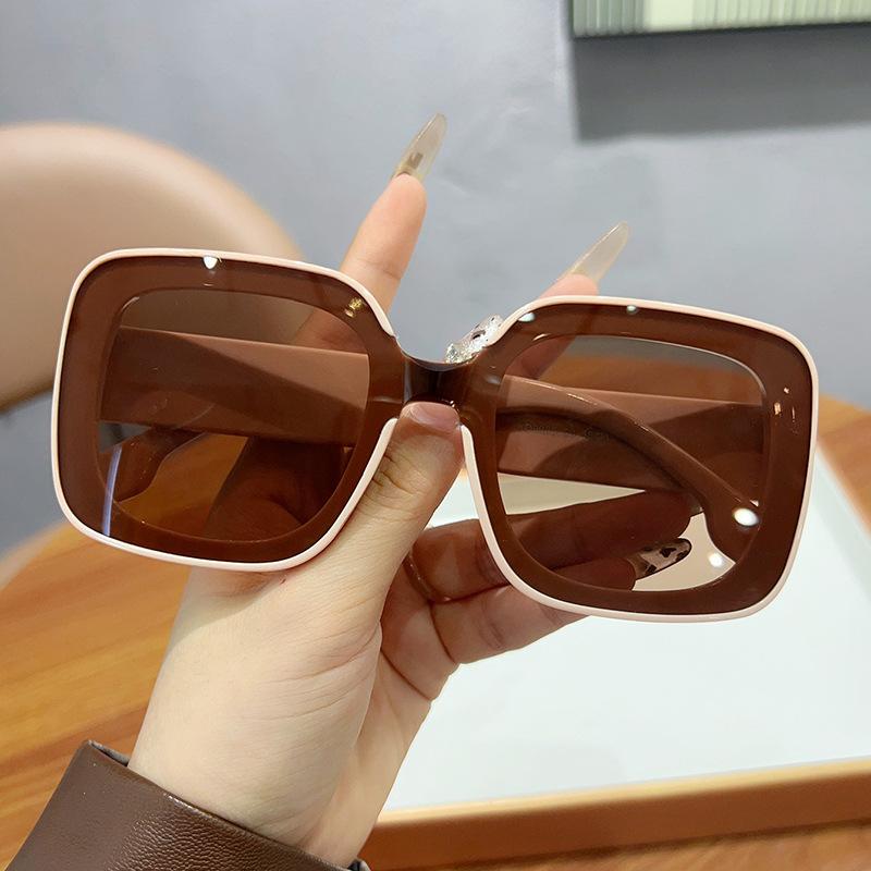 JYL TS Cat Eye Sunglasses Women UV Protection European Big Frame KD9985 A-8063 темно-синий