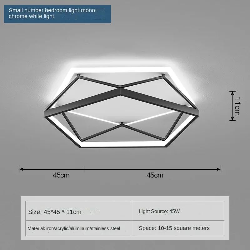 Bedroom Led Ceiling Lamp Simple Modern Master Bedroom Lamp Nordic Luxury Ins Net Red Room Lamp Creative Personality Lamps