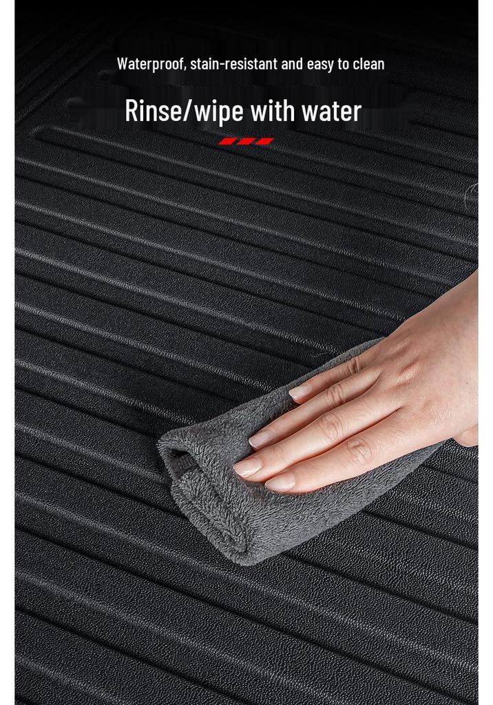 Ideal i6/i8 Trunk Mat: TPE Full Surround, Waterproof, Wear-Resistant Car Accessory