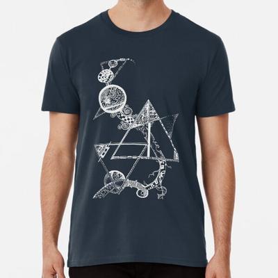 Tempo e spazio (design bianco)  T-shirt realizzata in Australia/Stati Uniti dalla S alla 5XL