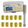 Kit di Riparazione Filettatura Candele ad Alta Precisione M12x1.25 Installazione Semplice per Veicoli Manutenzione del Motore Rapida e Facile