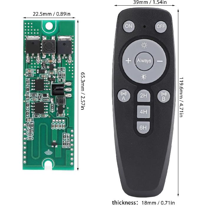 3.2/3.7V Solar Lamp Circuit Board, 3.7V Lithium & 3.2V LFP Solar Controller Board, Human Sensor Induction & Light Control Sensor