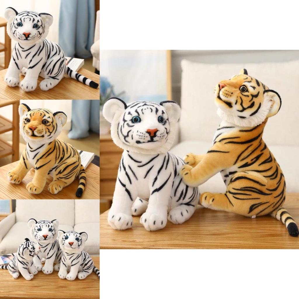 Adorable Lifelike Cute Cartoon Tiger Plush Toy Perfect For Kids And Collectors