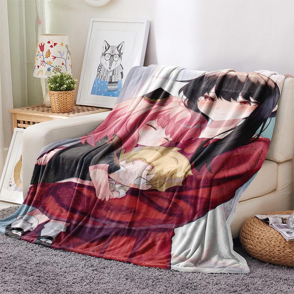 1 Pezzo Coperta in Flanella con Stampa Cartone Animato, Alta Qualità Confortevole per Tutte le Stagioni, Decorazione per la Casa, Calore e Comfort, Perfetta per Regalo di Natale Compleanno