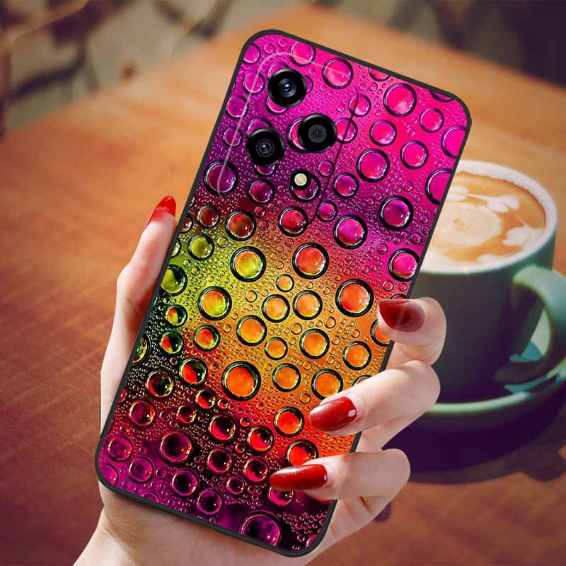For Honor 200 Lite Case Soft Silicone Fashion Marble TPU Phone Cases for Honor200 Lite 200Lite Cover Capa 6.7'' Shockproof Shell