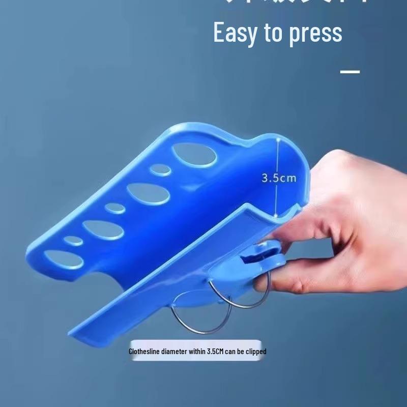 Winddichter Wäscheleinenhänger mit großem Clip, starker Befestigung und kostenlosem Versand