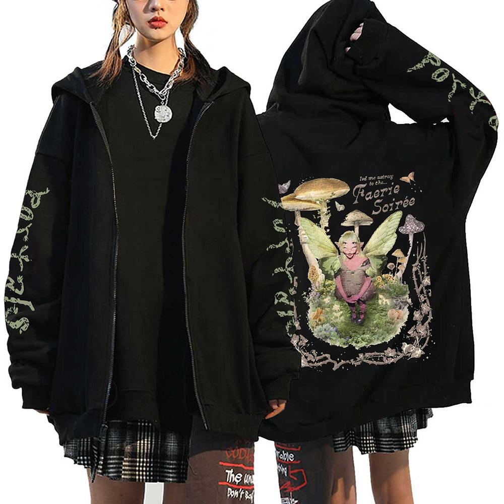 Melanie Martinez Portals Tour Zip Up Hoodies Casual Women Hooded Sweatshirts Popular Trendy Streetwear Zipper Jacket Y2K Coats