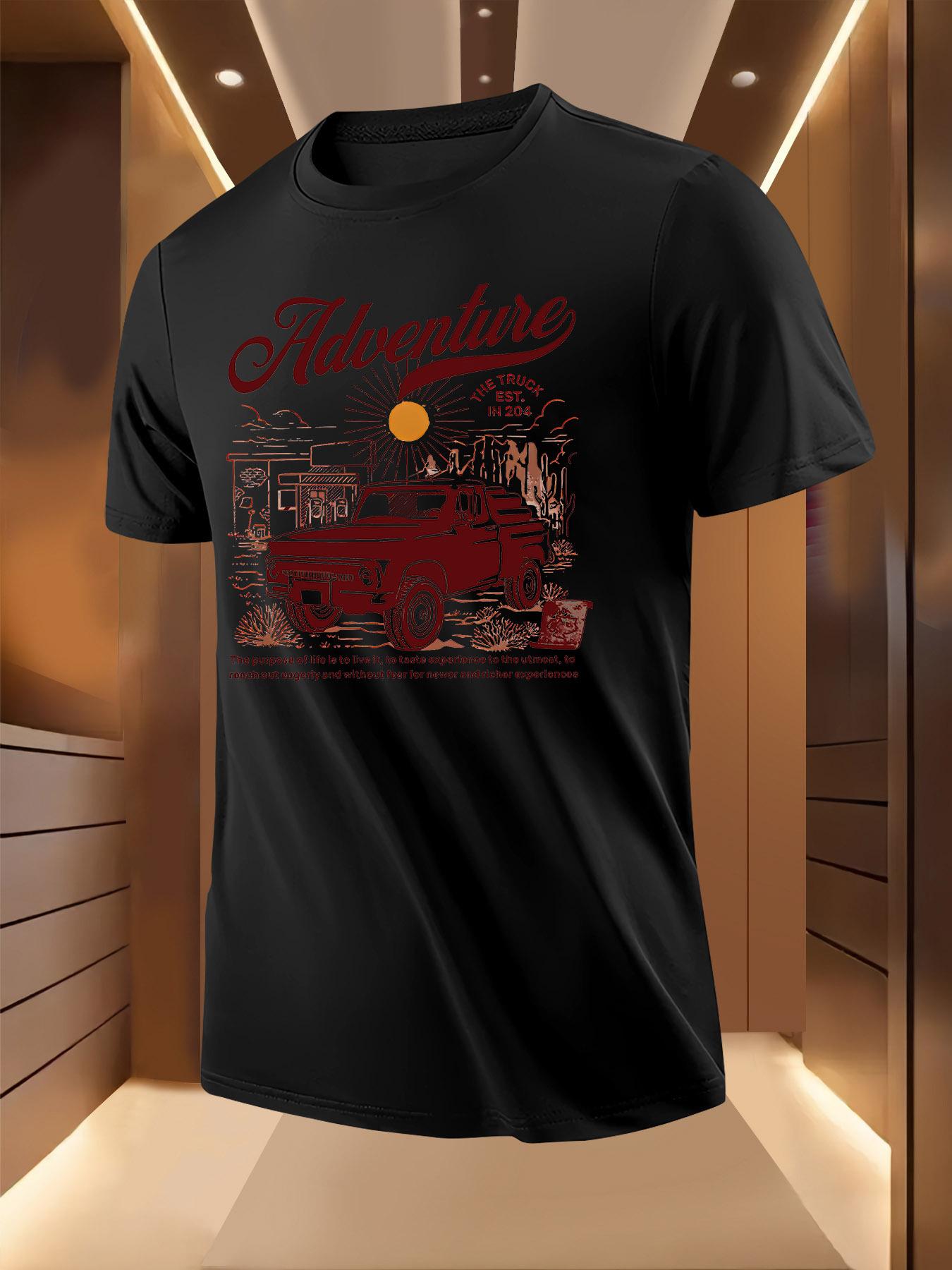 Desert Adventure Graphic Tshirt - Lightweight Breathable ... XXXXL