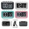 Digital Alarm Clock With Easy-to-Read Display And Silent Led Digital Alarm Clock Clocks