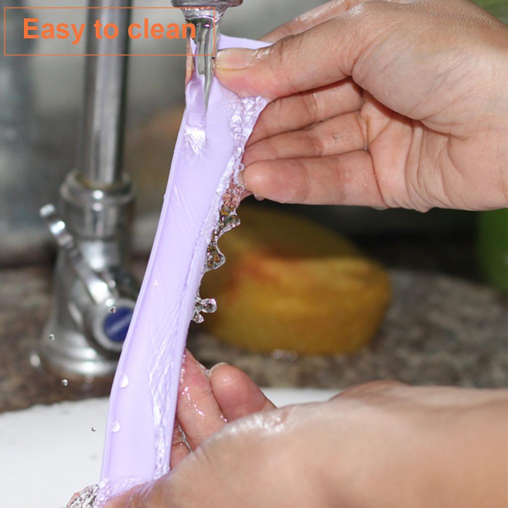 Pack of 6 Silicone Straws Reusable Detachable Soft Drinking Beverage Openable Snap Portable Travel Party Accessories