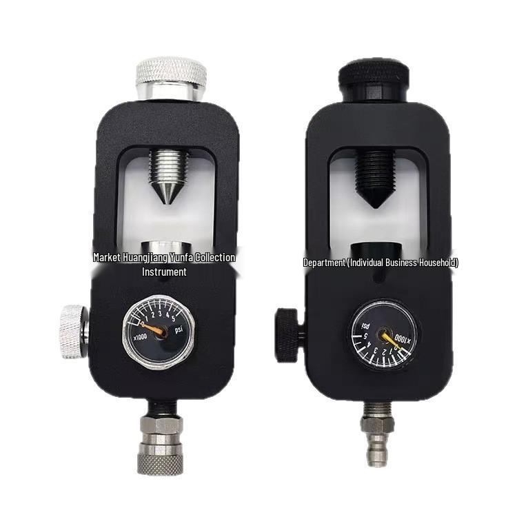 Diving & Firefighting Inflation Valve with Quick Coupler and Pressure Gauge