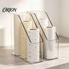 Multipurpose Storage Bins Kitchen Cling Film Organizer, Space Saving Durable Box, Large Dorm Room Essentials Capacity Vertical Bin, for Food Foil And