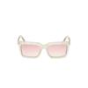 Lunettes De Soleil - GCDS - GD0041 - ACETATE - 24U White/texture - Unisexe