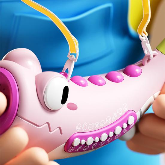 Kids Animal Caller Toy with 30 Realistic Sounds Farm Forest Dual Modes Educational Trumpet Toddlers Boys Girls