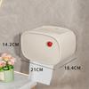 Tissue Box Top Storage Waterproof Tissue Holder No Wall Damage Easy Stick Creamy Style Universal Paper Towels for Bathroom