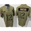 Camiseta de Equipo NFL para Hombre Ropa de Aficionado - Baltimore Ravens Cowboys Raiders Giants Broncos Estilo Uniforme