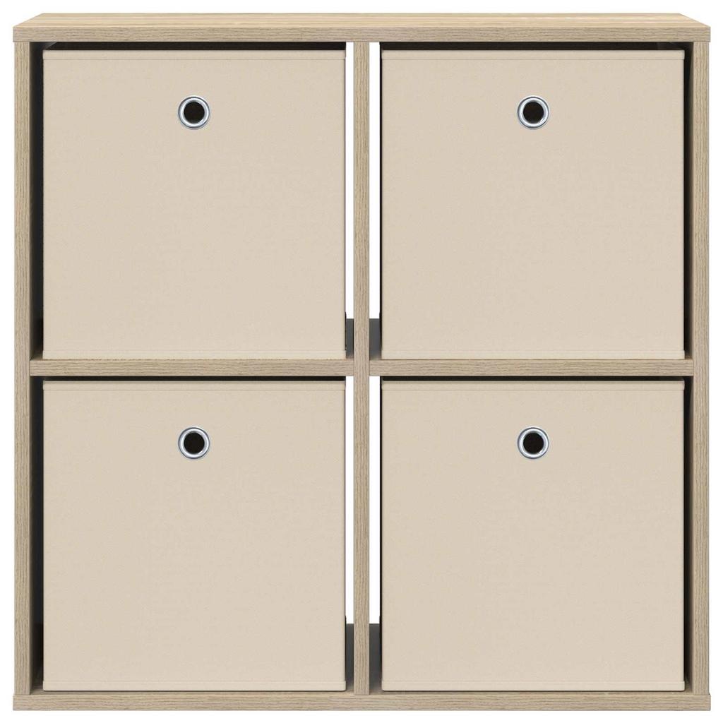 Sideboard with Drawers Sonoma Oak Finish 68.5 X 32 X 67 Cm
