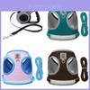 Pet Harness With Double Layer Mesh Reflective Breathable For Dogs And Cats