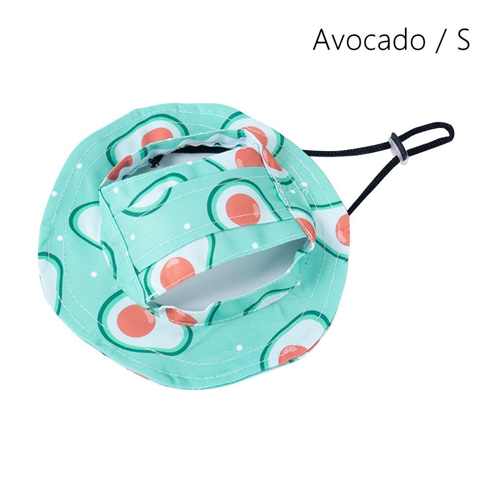 Anti Stripping Pet Sun Cap Breathable Dog Bucket Hat Fashion Pet Sunshade Cap  Travel