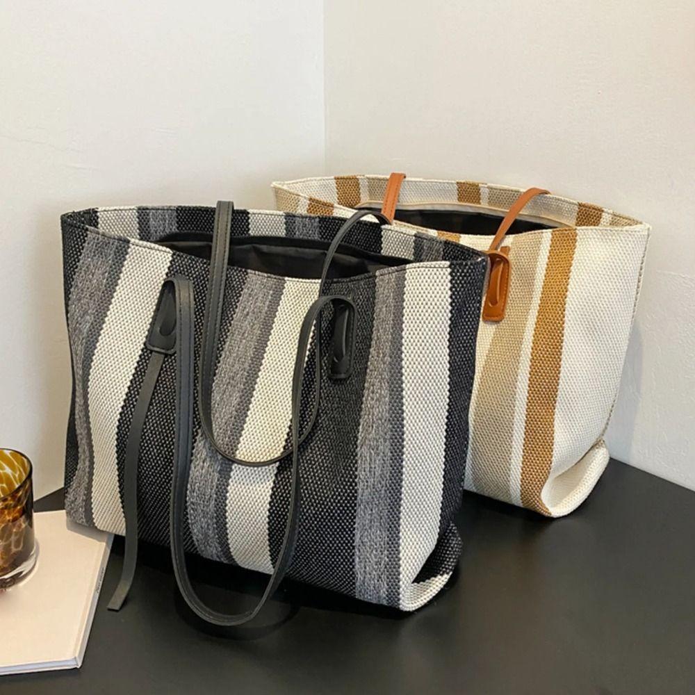 Eco-friendly Canvas Cloth Bags Exquisite Tote Bag Creative Shoulder Bag  Shopping