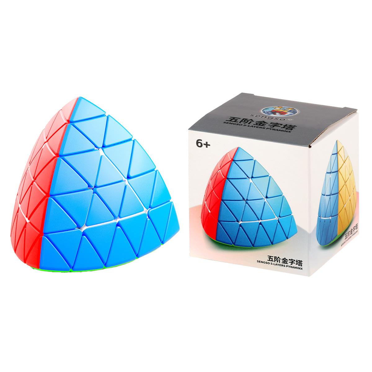 5-Layers Pyraminx Magic Cube  Stickerleee Professional Puzzle Toy Children Gift Cubo Magico Puzzle