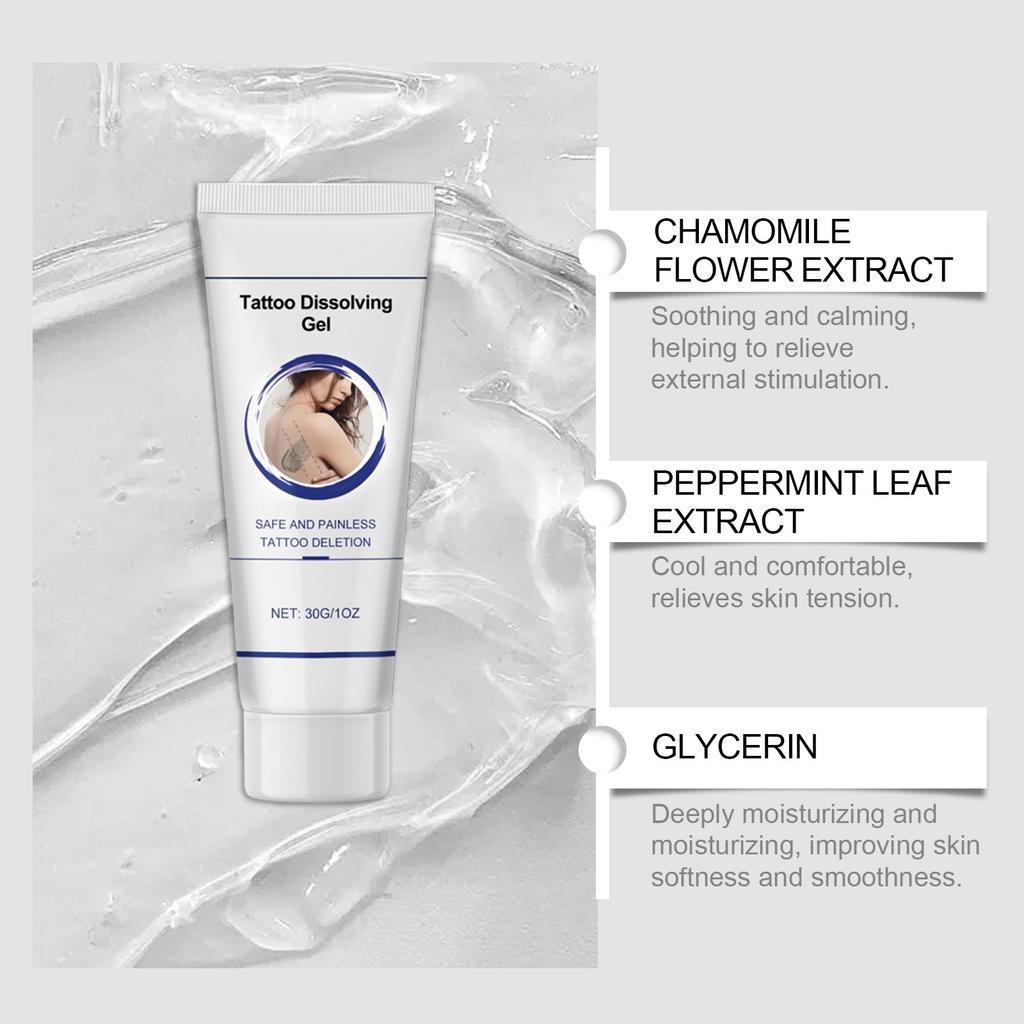Zesvětlující gel Zklidňující gel Gel na rozpouštění Skin Art, Pro péči o starou a novou Skin Art Zvlhčovač Rozjasňovač Pro zvýraznění barvy, 20g