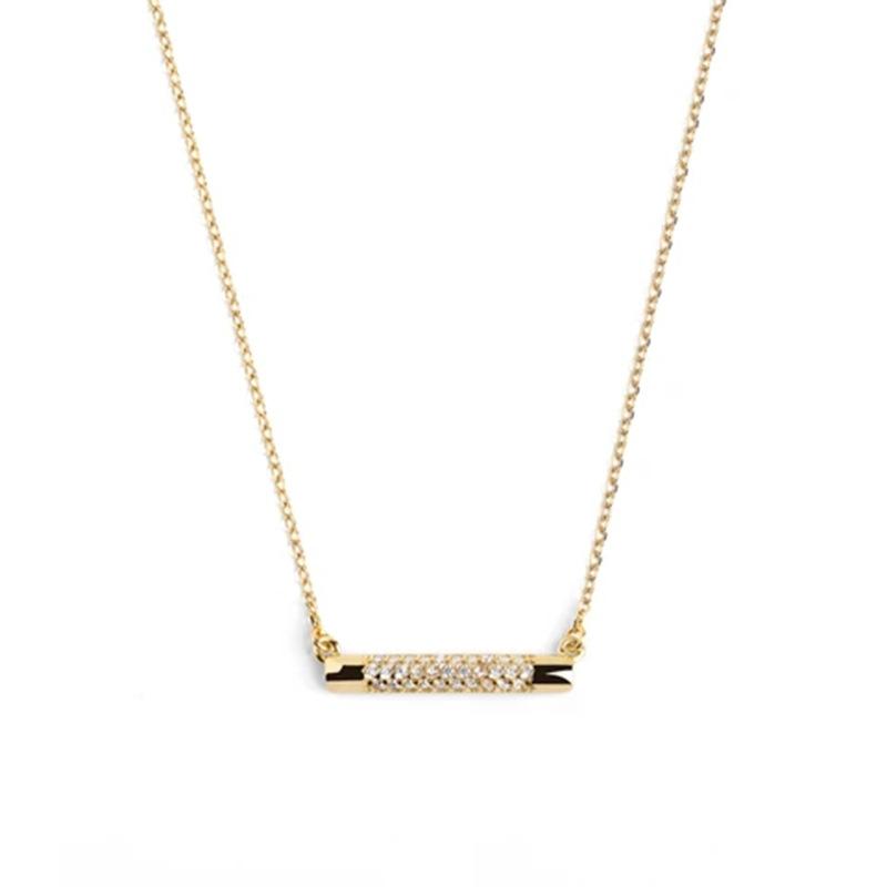 S925 Sterling Silver Trend Fashion Personality Light Luxury Style Strip Necklace Collarbone Chain