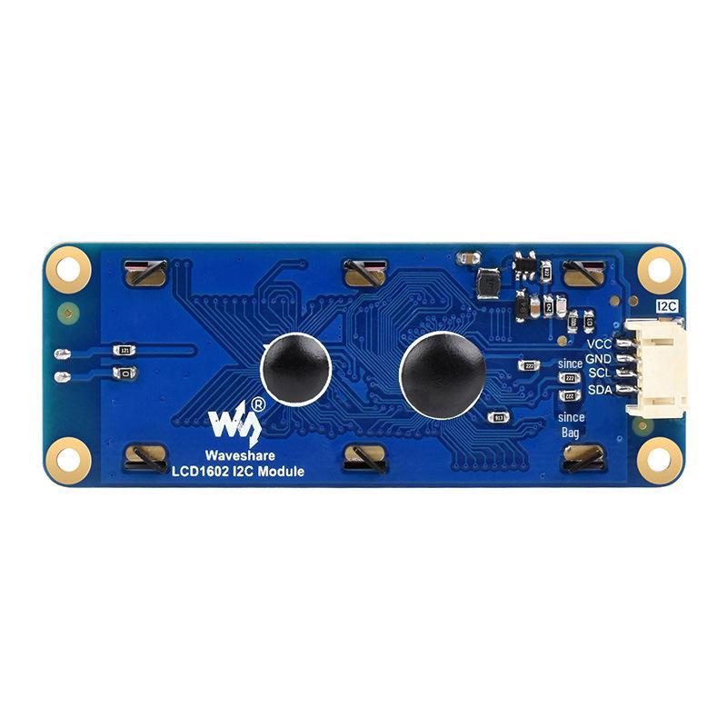 LCD1602 Blue Background White Text Backlit Display, 32 Characters, 3.3V/5V