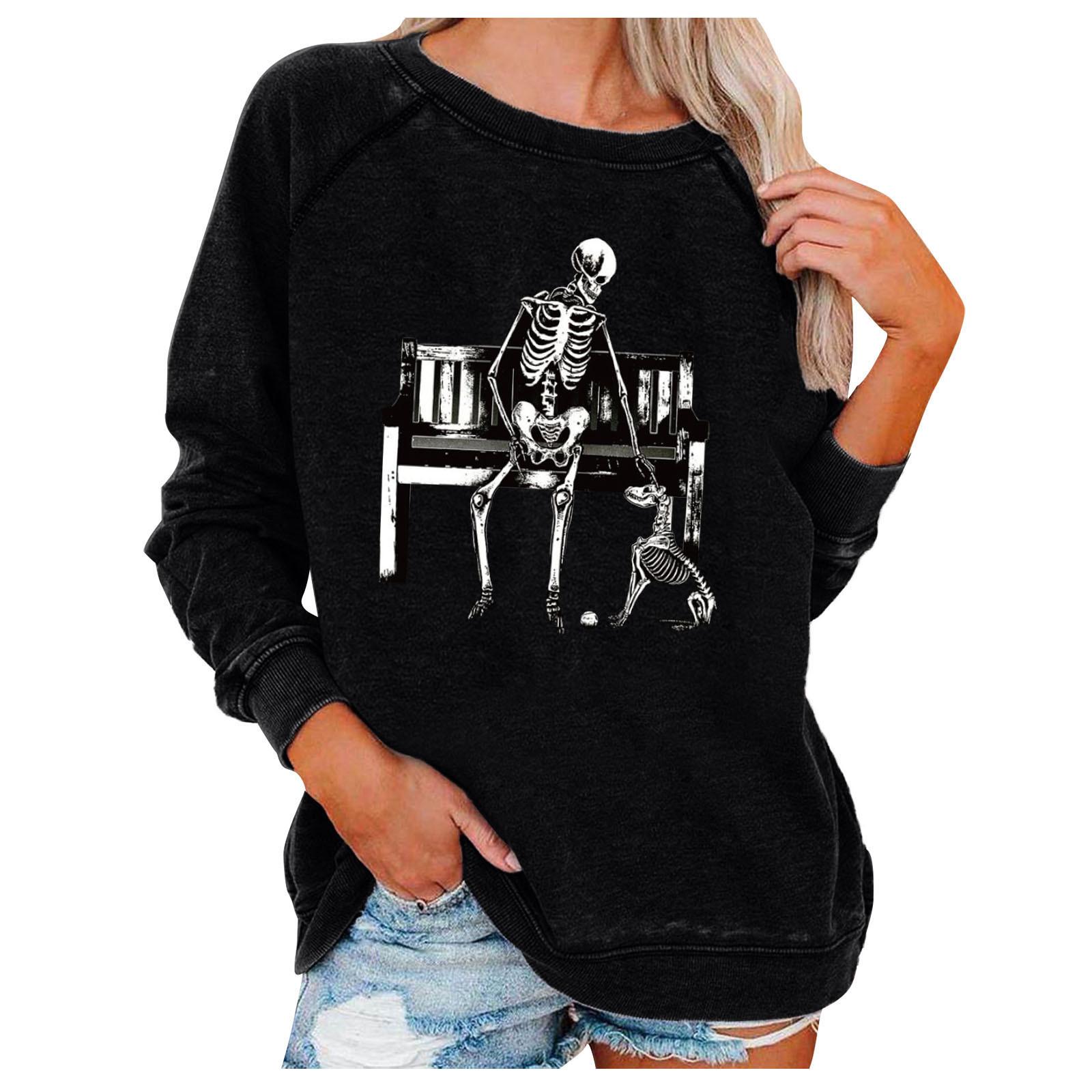 

(SU)Женский повседневный свободный свитер с круглым вырезом и длинными рукавами